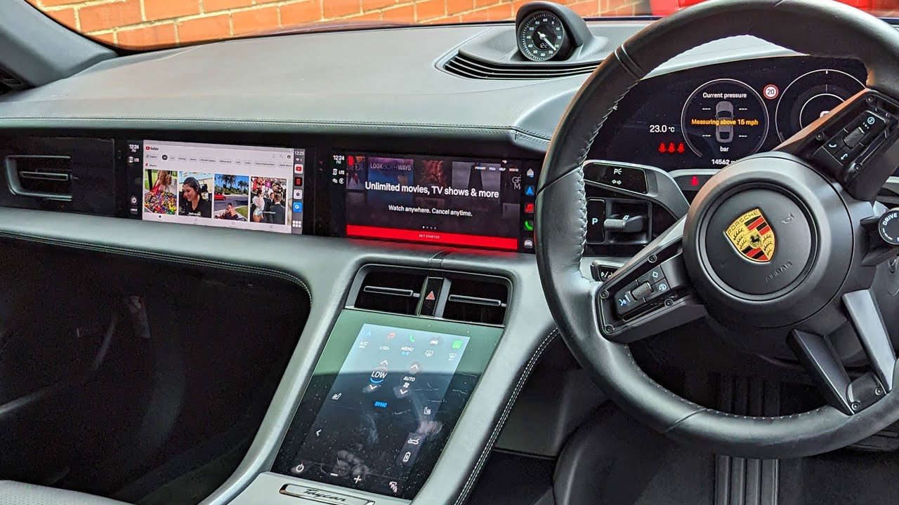 Caja de IA de YouTube y Netflix para Porsche