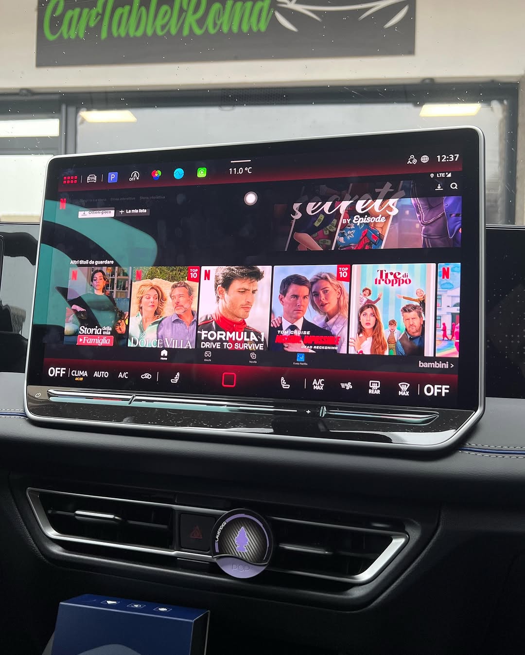 Youtube e Netflix AI-Box per Cupra