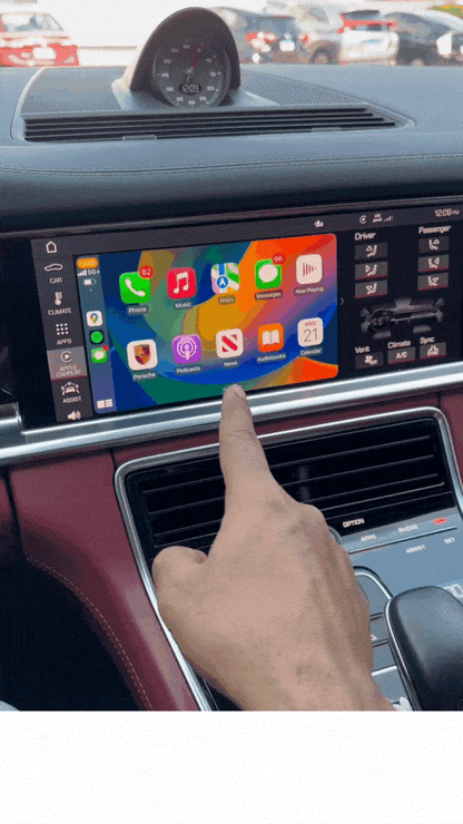 Caja de IA de YouTube y Netflix para Porsche
