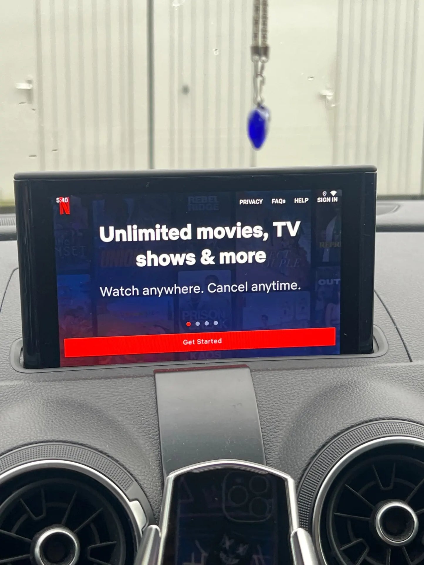 Caja AI de YouTube y Netflix para Audi