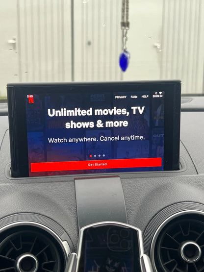 Caja AI de YouTube y Netflix para Audi