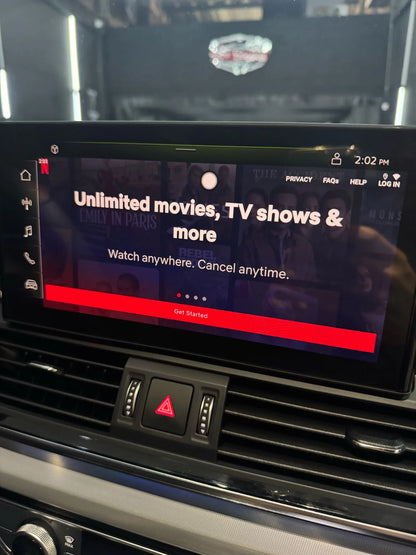 Caja AI de YouTube y Netflix para Audi