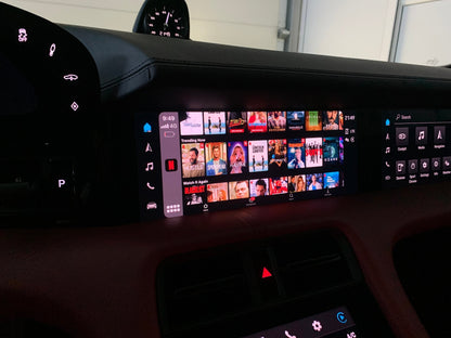 Caja de IA de YouTube y Netflix para Porsche