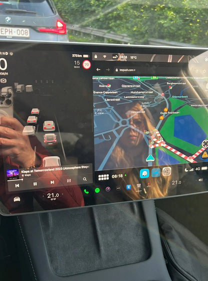 Carplay AI-Box de YouTube y Netflix para TESLA 